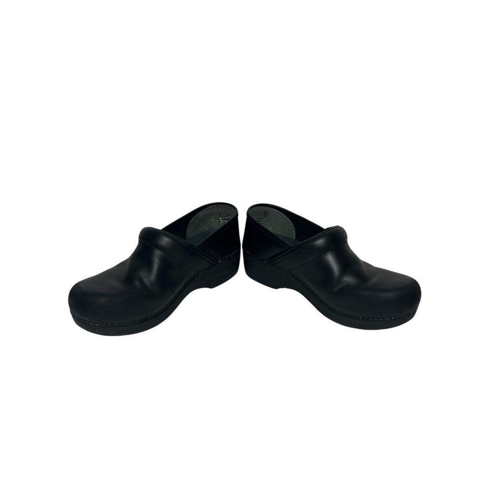 Dansko XP 2.0 Professional Clogs US 6.5 EU 37 Black Leather Comfort Slip On Shoe - Picture 2 of 9